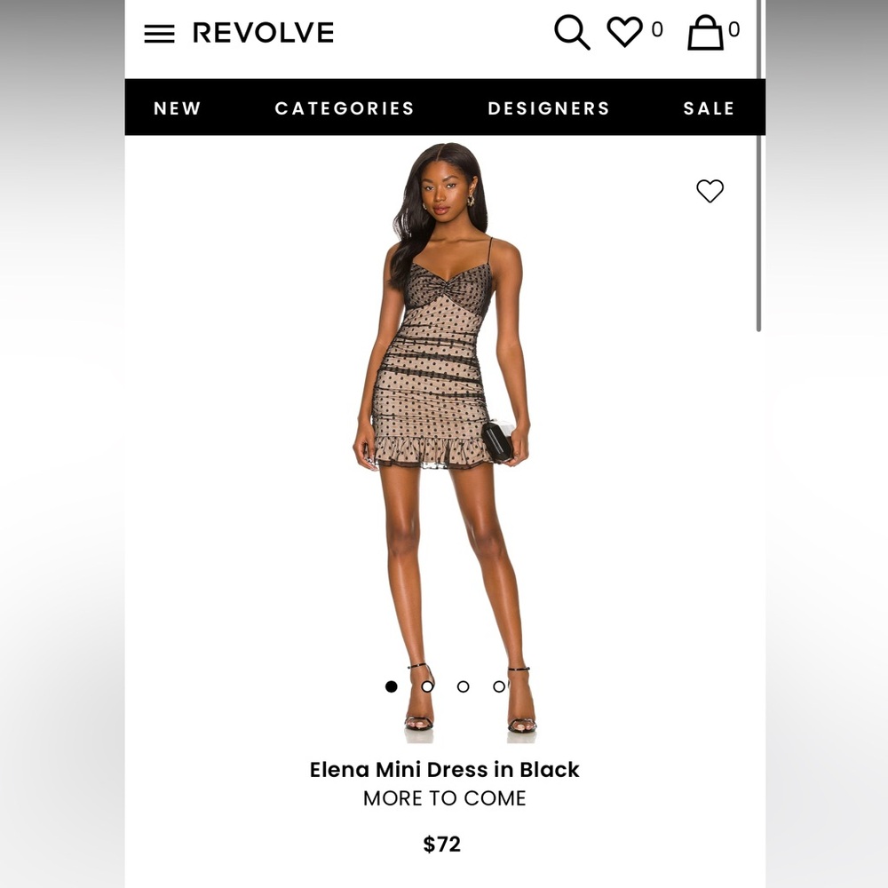 Revolve | Elena Mini dress by More To Come (S)